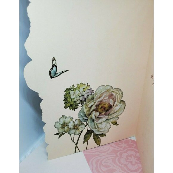 New Beginnings On Your Special Day Birthday Floral Butterfly Greeting Card - Picture 6 of 10